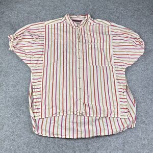 Pilcro Anthropologie Painter Buttondown Shirt Top Womens S Striped Oversized